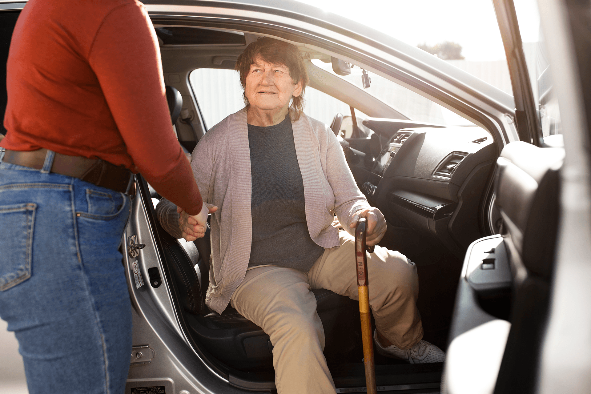 Inside Golden Rides LLC accessible van