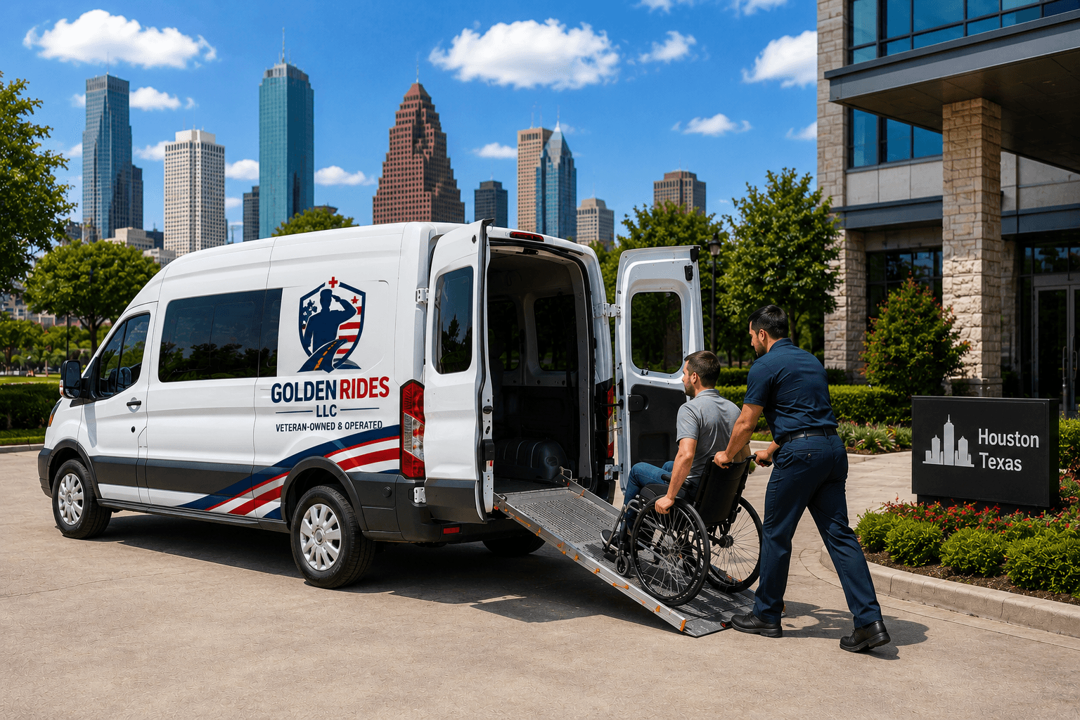 Inside Golden Rides LLC accessible van